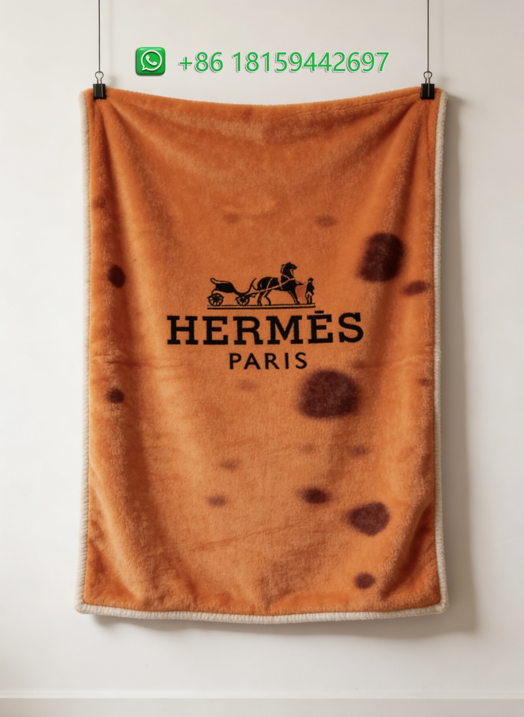 Hermes Throw Blankets